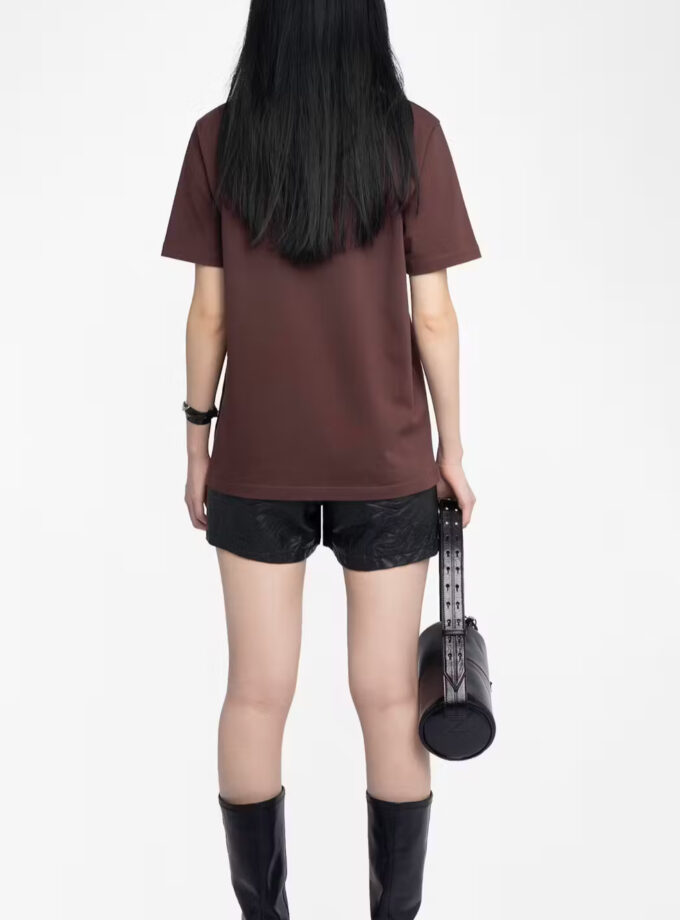 Camiseta Edwin oversize de manga corta con cuello redondo ZADIG ET VOLTAIRE