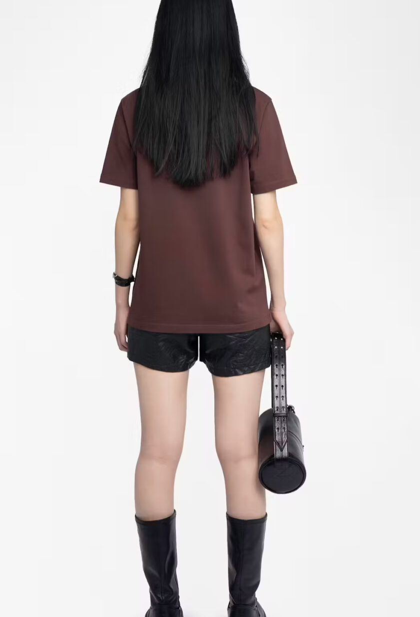 Camiseta Edwin oversize de manga corta con cuello redondo ZADIG ET VOLTAIRE - Imagen 3