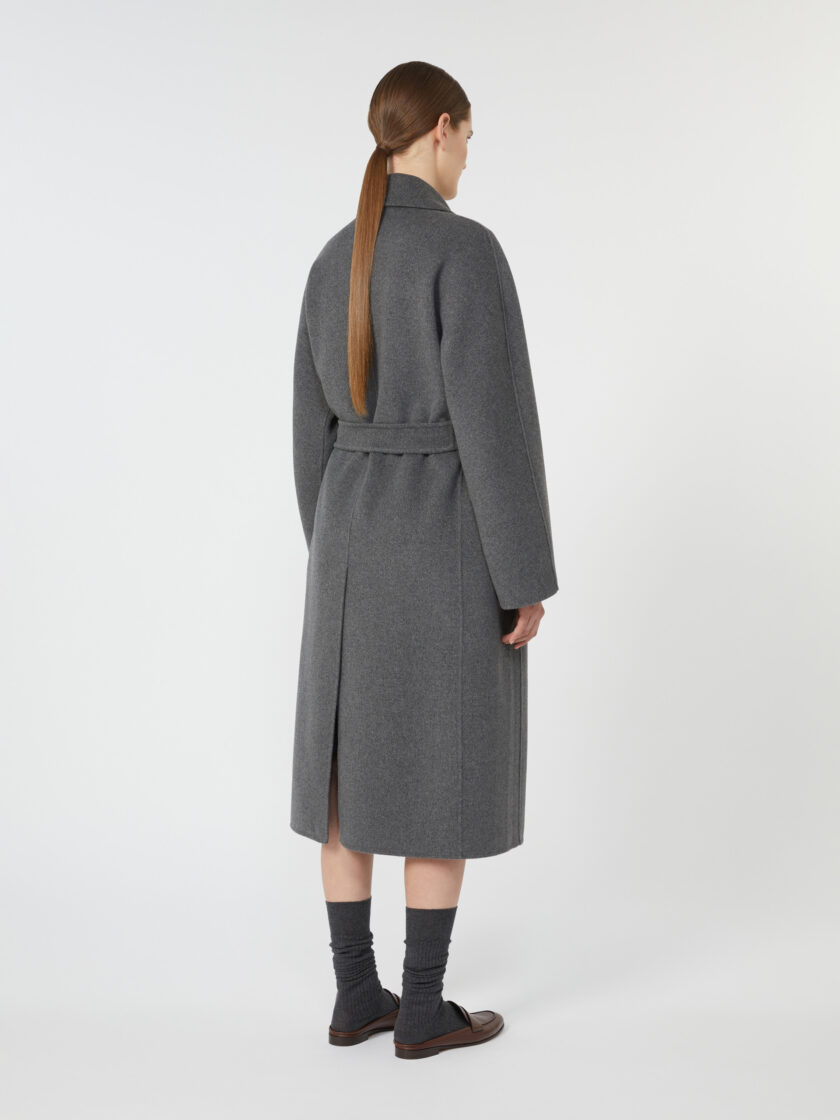 Abrigo de lana con cierre cruzado de doble botón MAX MARA - Imagen 3
