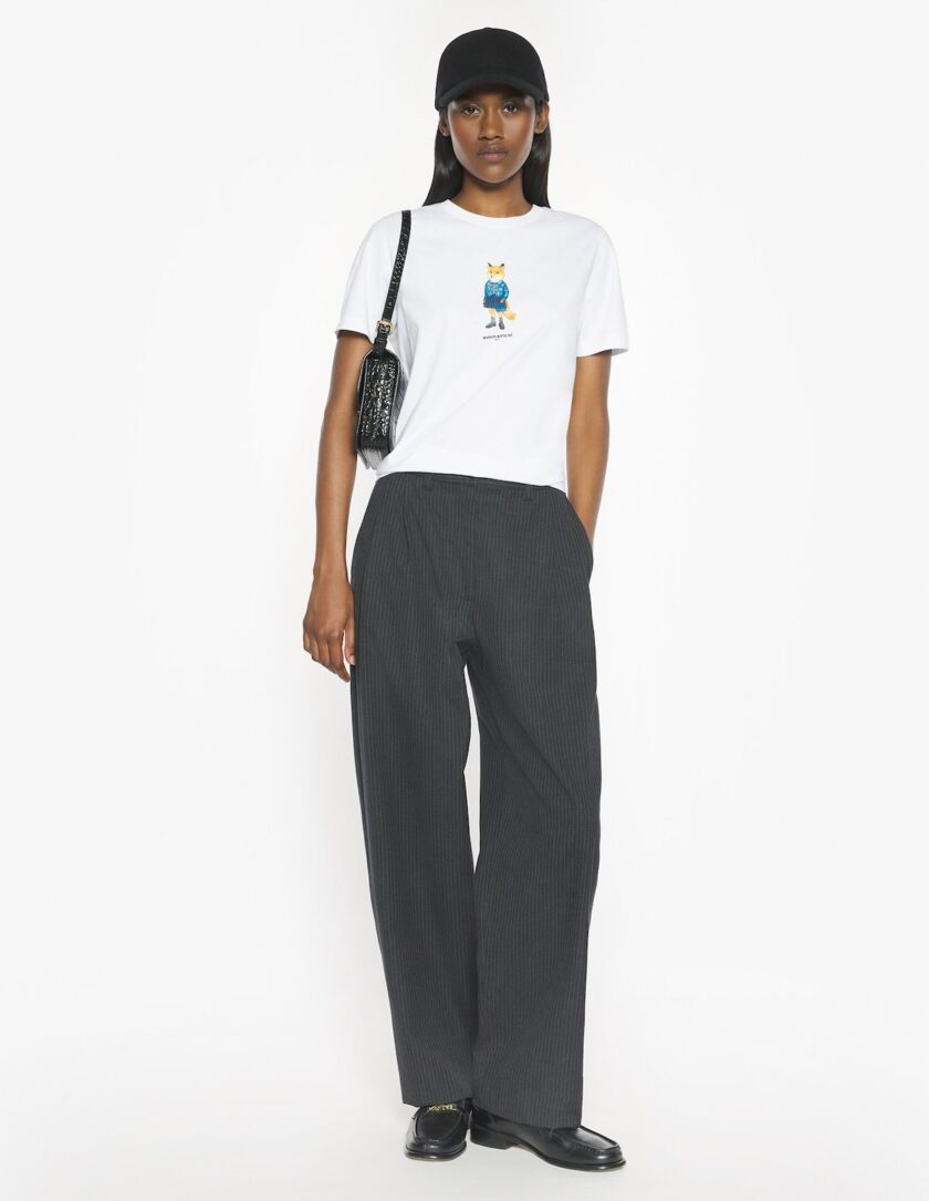 CAMISETA REGULAR DE ZORRO VESTIDO MAISON KITSUNE - Imagen 3