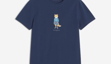 CAMISETA REGULAR DE ZORRO VESTIDO MAISON KITSUNE