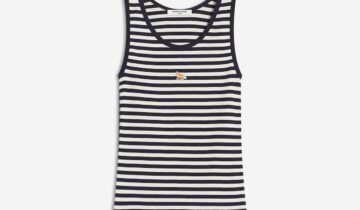 CAMISETA DE TIRANTES DE RAYAS DE ZORRO BEBÉ MAISON KITSUNE