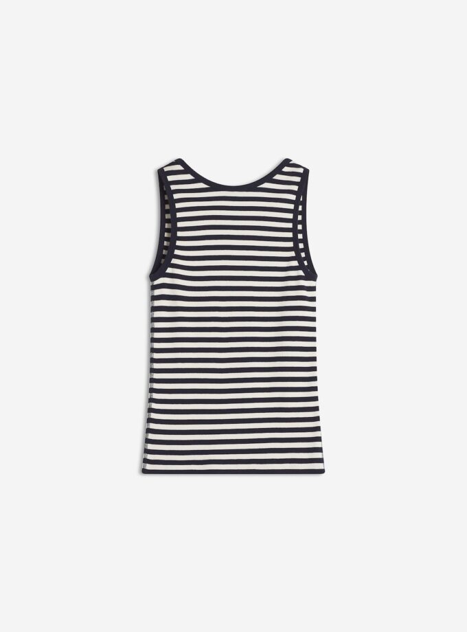 CAMISETA DE TIRANTES DE RAYAS DE ZORRO BEBÉ MAISON KITSUNE