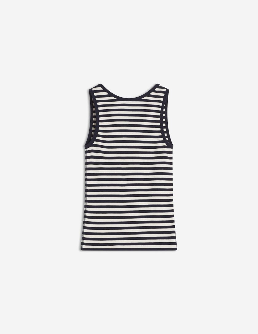 CAMISETA DE TIRANTES DE RAYAS DE ZORRO BEBÉ MAISON KITSUNE - Imagen 2