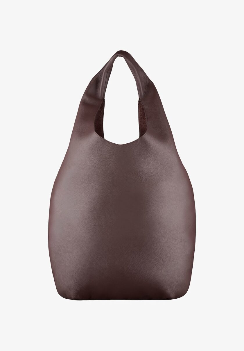 Bolso Le Neige minimalista atemporal en piel granulada color marron. A.P.C. - Imagen 3