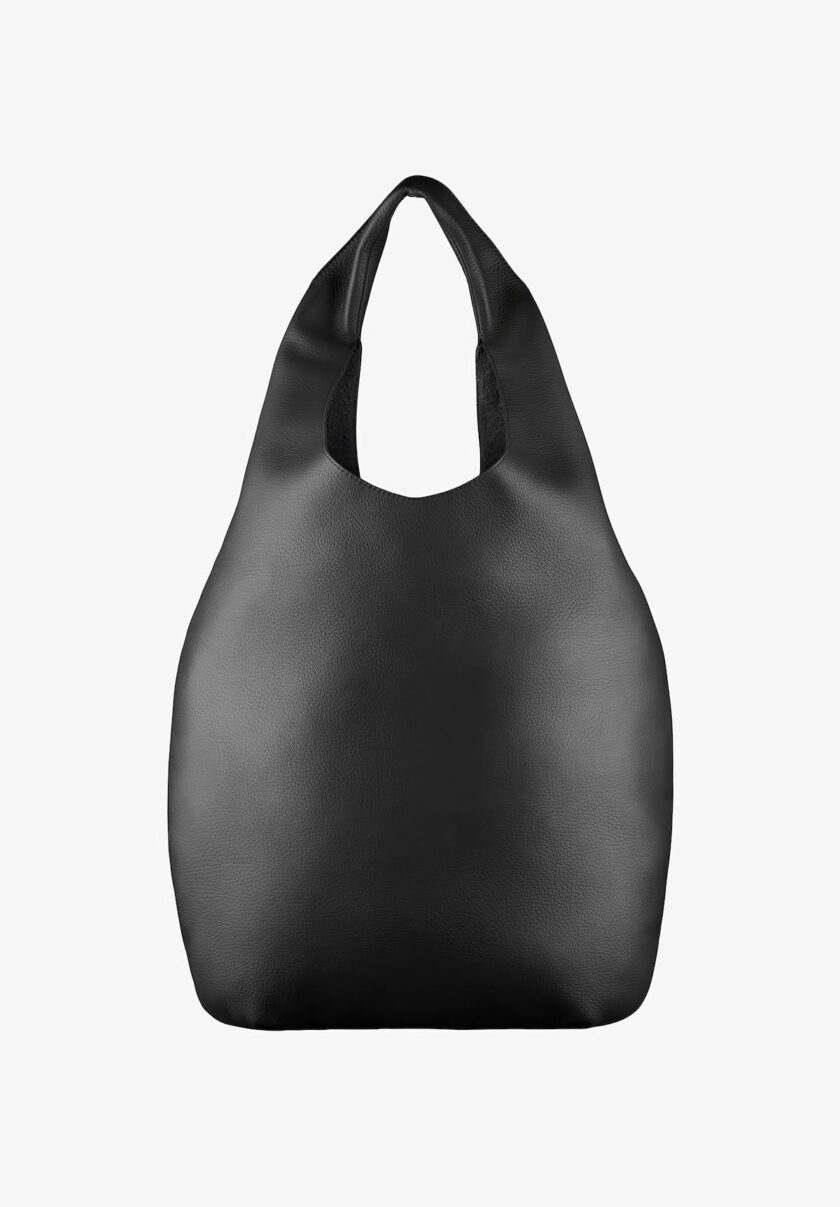 Bolso Le Neige minimalista atemporal en piel granulada de color negro. A.P.C. - Imagen 3