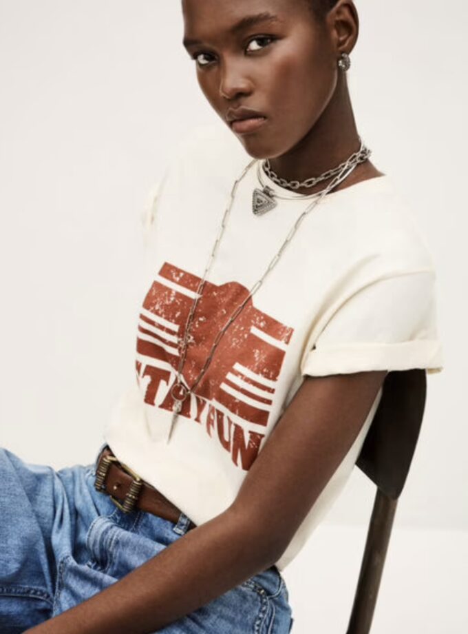 Camiseta REESE color crudo BA&SH