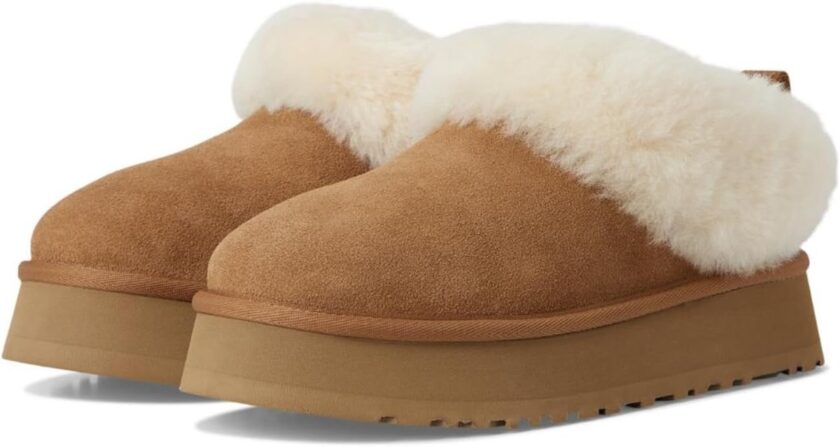 Botín Plano TAZZELLE de mujer en piel y pelo exterior UGG - Imagen 3