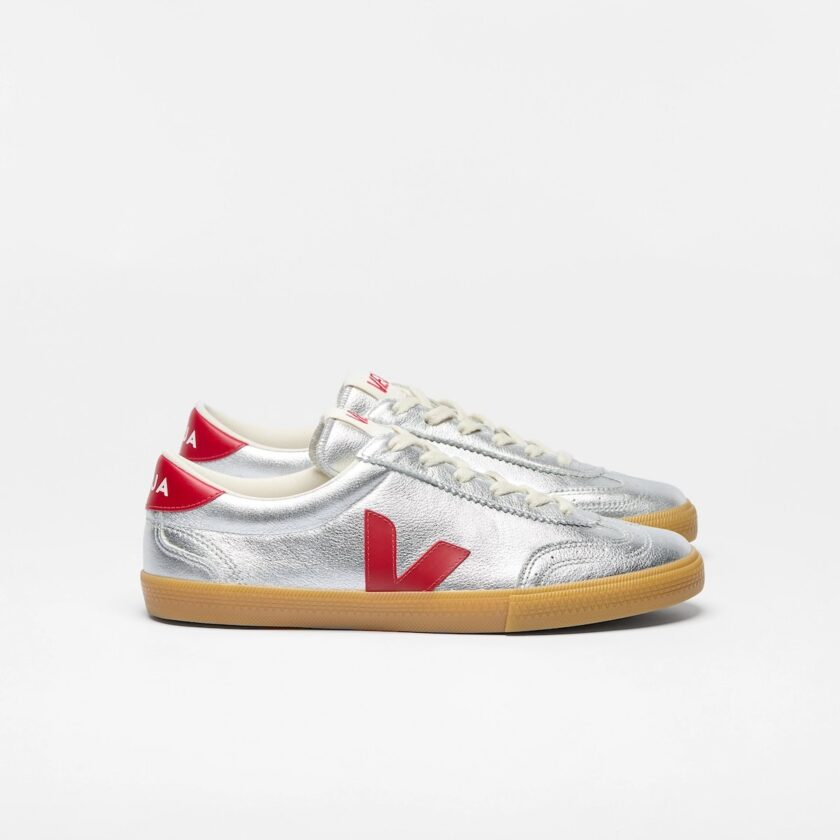 VOLLEY Leather Silver Pepper VEJA