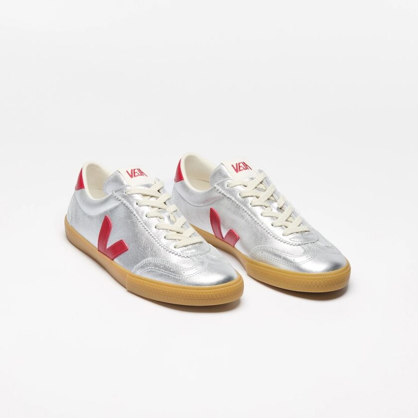 VOLLEY Leather Silver Pepper VEJA - Imagen 2