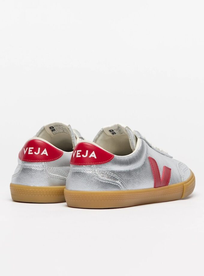 VOLLEY Leather Silver Pepper VEJA