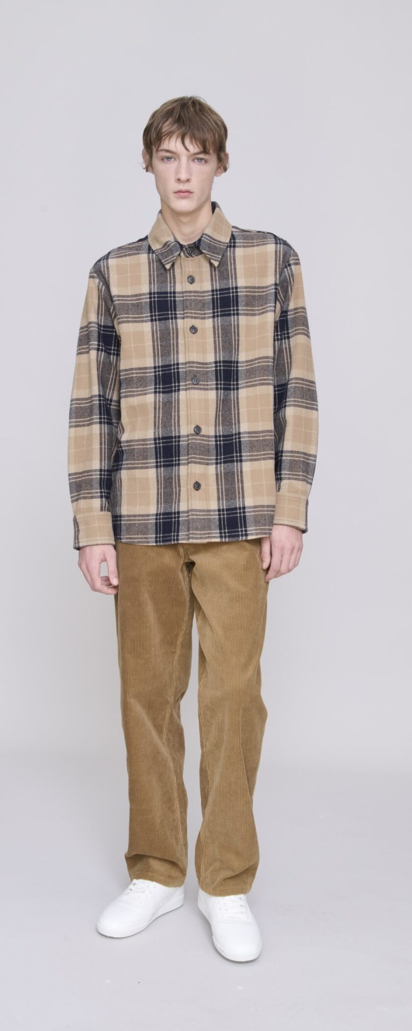 Camisa de cuadros color camel A.P.C. - Imagen 2