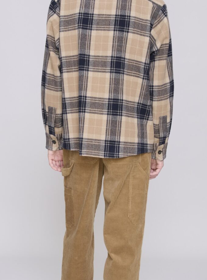 Camisa de cuadros color camel A.P.C.