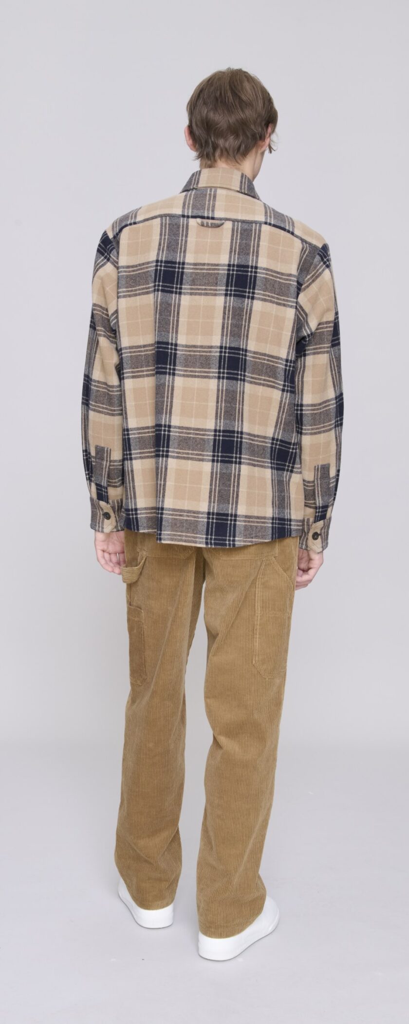 Camisa de cuadros color camel A.P.C. - Imagen 3