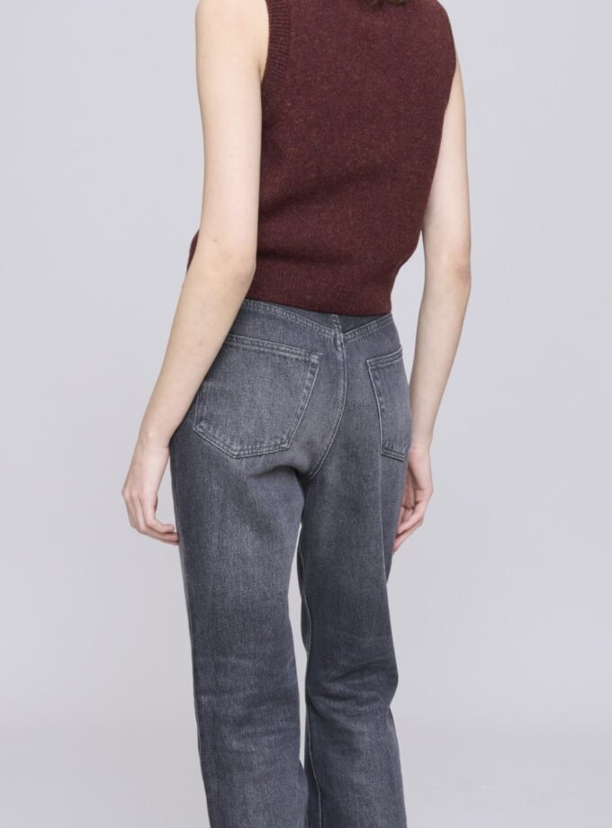 Jersey burdeos sin mangas Alison de lana italiana A.P.C.