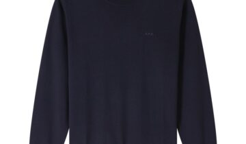 Jersey Matt azul marino de lana merino A.P.C.