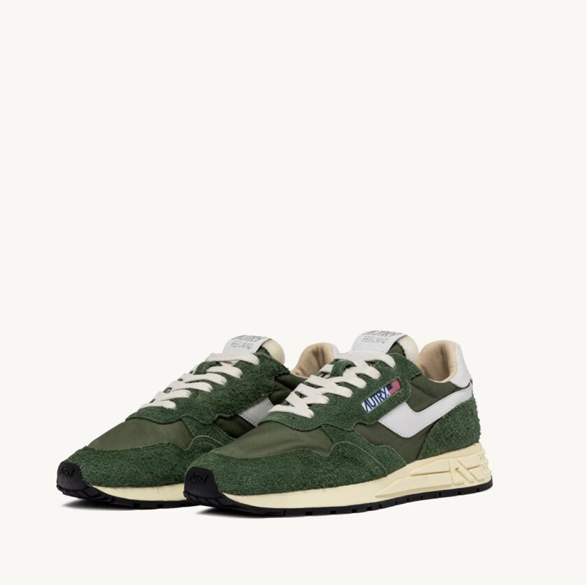 ZAPATILLAS REELWIND LOW DE NYLON Y ANTE COLOR MILITARY Autry - Imagen 3