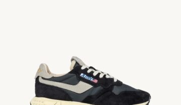ZAPATILLAS REELWIND LOW EN NYLON Y ANTE AZUL MARINO Autry
