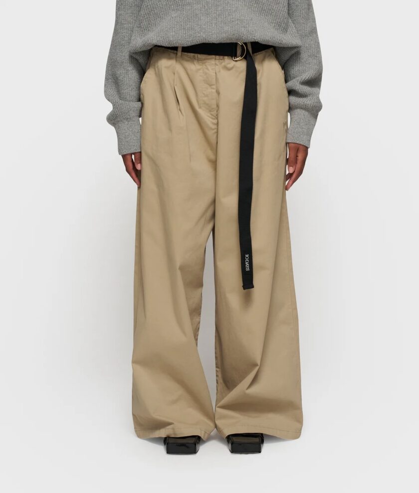 Pantalones anchos de sarga 10DAYS - Imagen 2