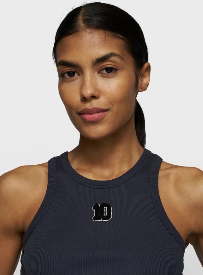 Camiseta sin mangas de rizo acanalado 10DAYS