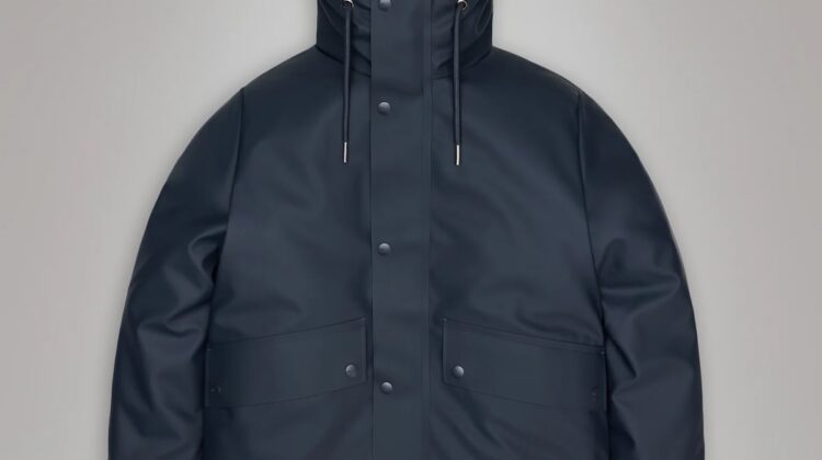 Parka Rains Nome Short W azul marino