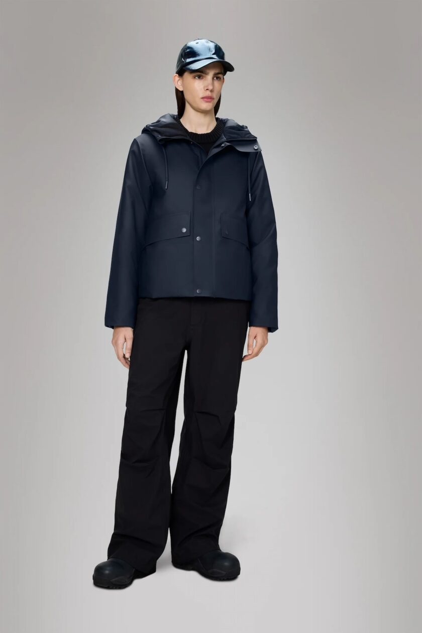 Parka Rains Nome Short W azul marino - Imagen 2
