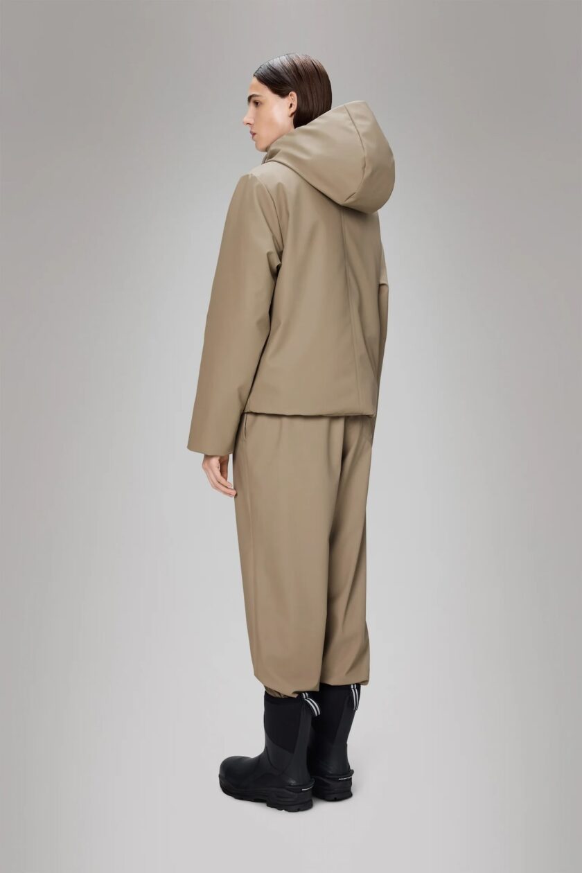 Parka Rains Nome Short W beige - Imagen 3