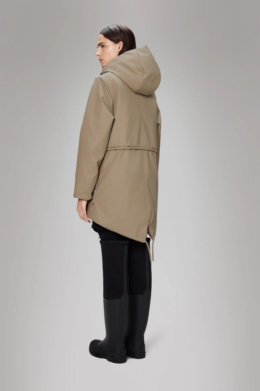Parka Rains Nome String W beige - Imagen 3