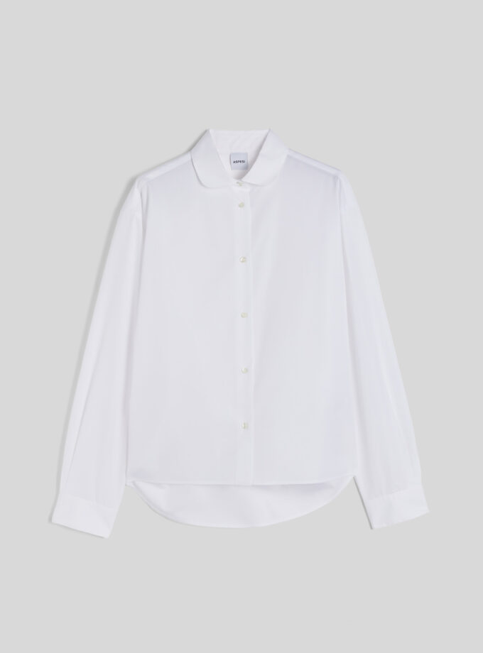 Camisa Boxy de popelina de algodón ASPESI