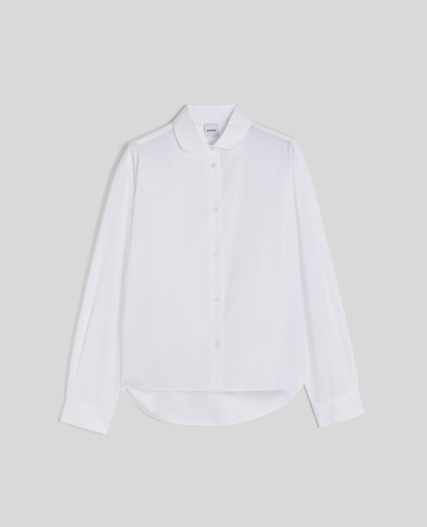 Camisa Boxy de popelina de algodón ASPESI - Imagen 3