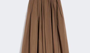 Falda de microfaya de algodón MAX MARA