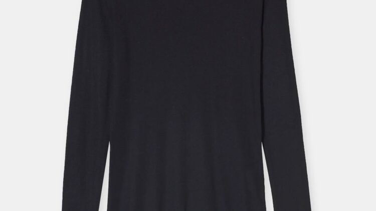 Camiseta de mezcla de lana de manga larga CLOSED