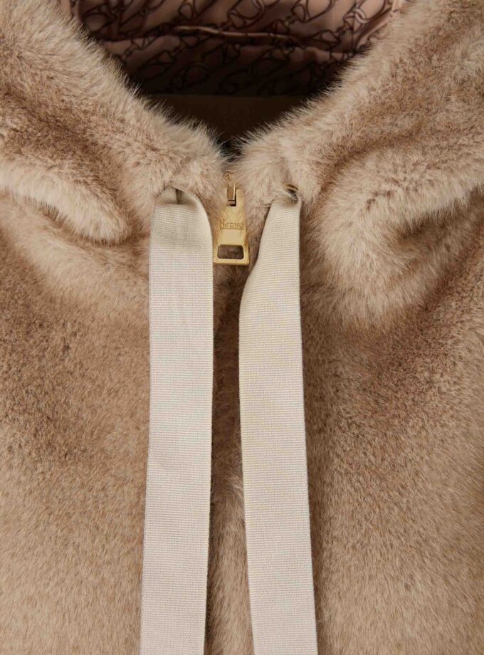 Bomber de piel sintética suave HERNO