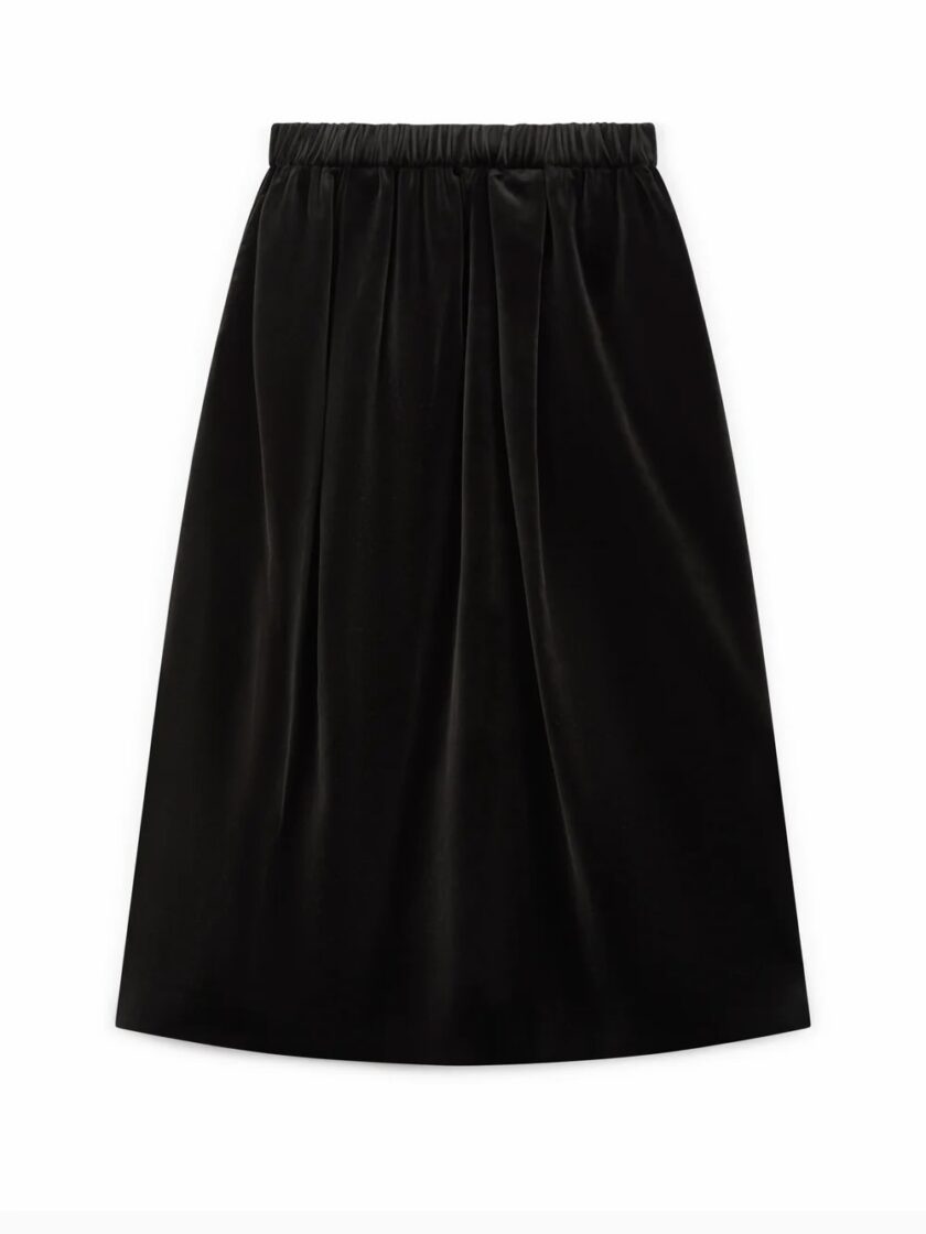 Falda GLAMOUR de terciopelo MAX MARA