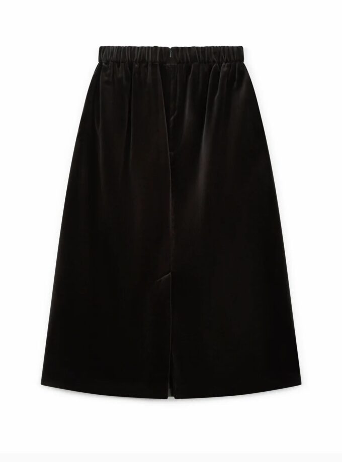 Falda GLAMOUR de terciopelo MAX MARA