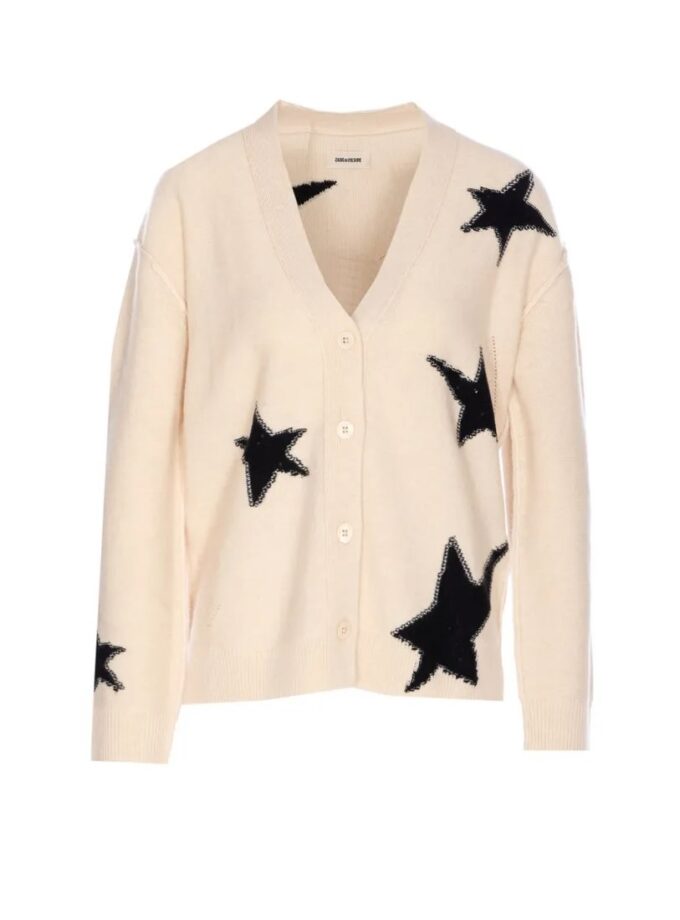 Cárdigan Mirkaz Ws Star en color crudo ZADIG ET VOLTAIRE