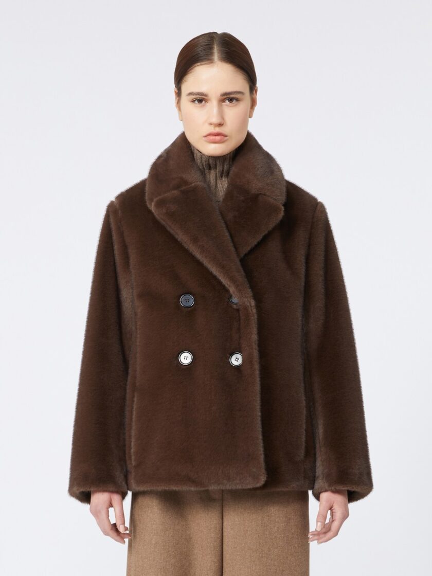 Chaqueta de textura suave con cierre cruzado de doble botón MAX MARA - Imagen 2