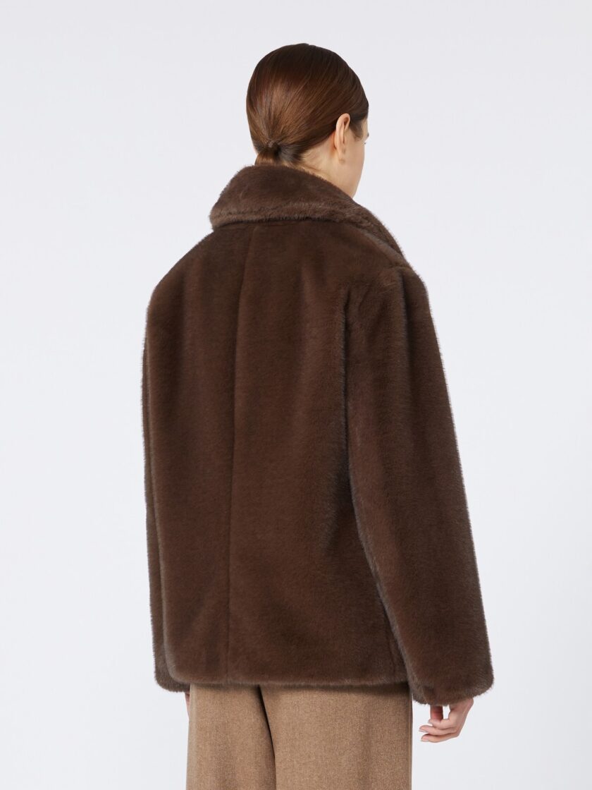 Chaqueta de textura suave con cierre cruzado de doble botón MAX MARA - Imagen 3