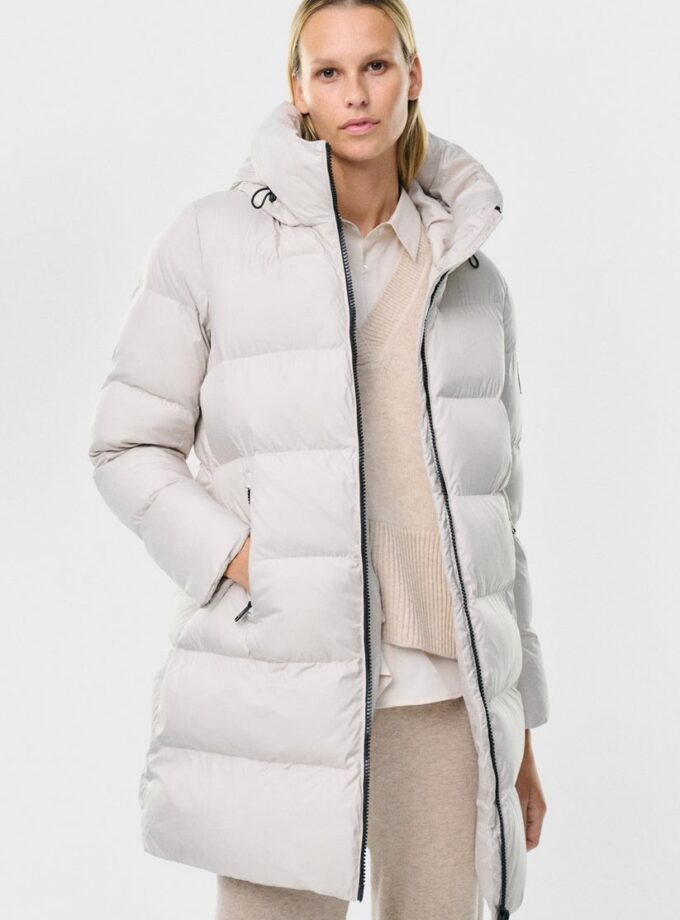 Plumas largo Manlie blanco ECOALF