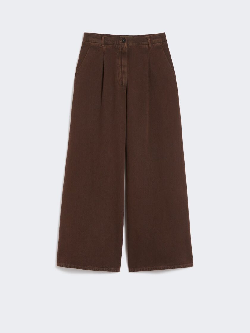 Pantalón de bull de algodón WEEKEND MAX MARA