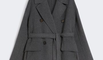 Chaqueta de paño de lana con cierre cruzado de doble botón MAX MARA