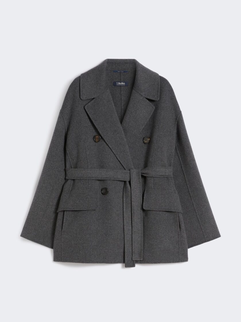 Chaqueta de paño de lana con cierre cruzado de doble botón MAX MARA