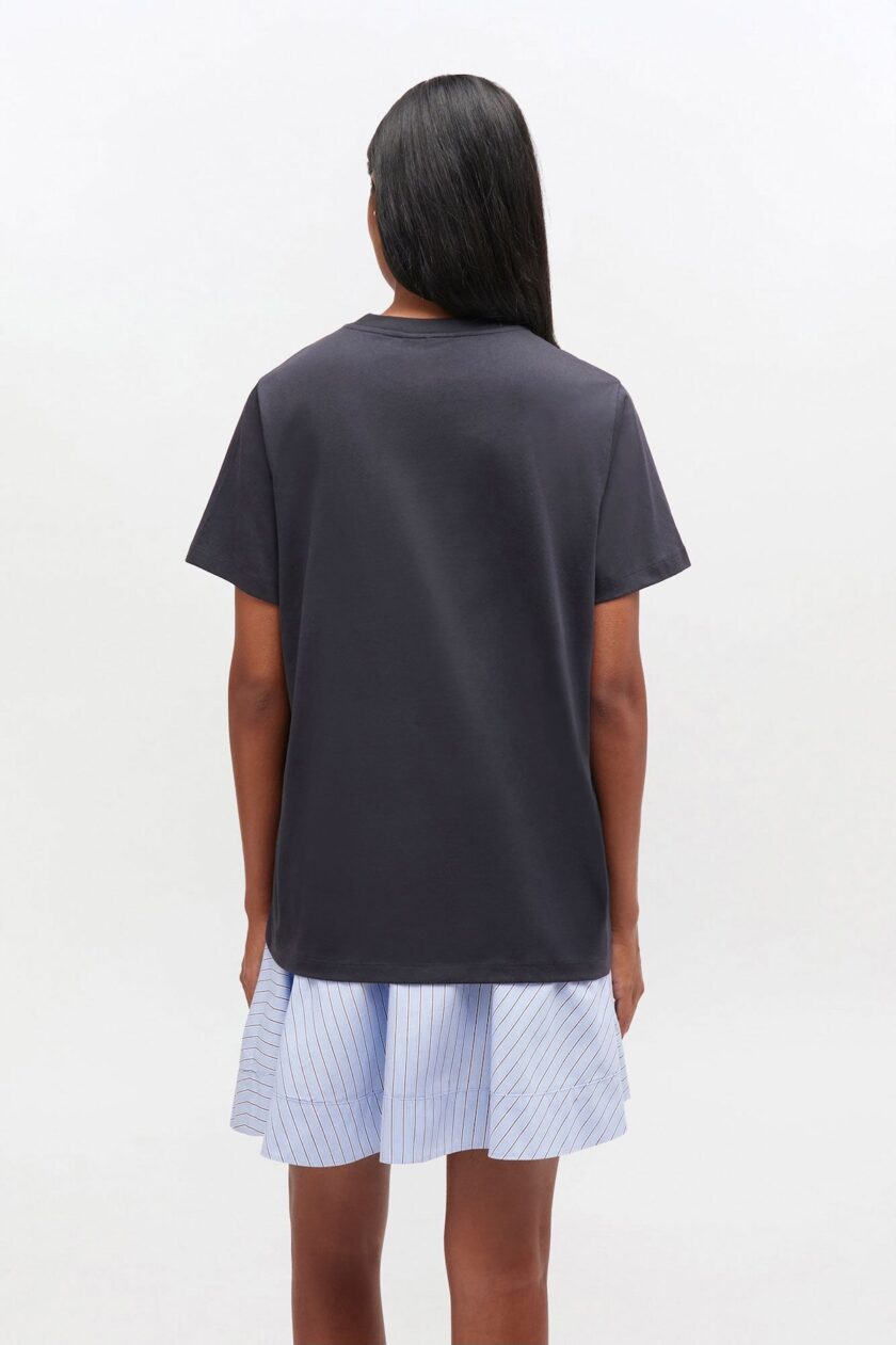 Camiseta de cachorro negro GANNI - Imagen 3