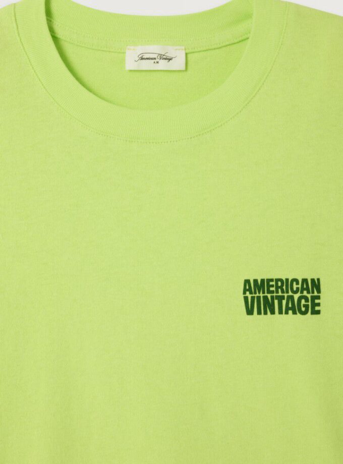 Camiseta de mujer YKOBOW AMERICAN VINTAGE