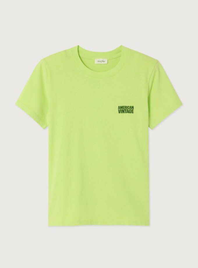 Camiseta de mujer YKOBOW AMERICAN VINTAGE