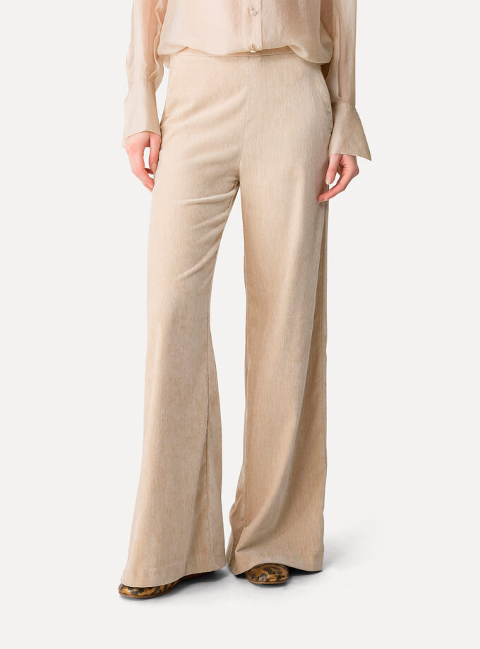 Pantalones de tiro alto en terciopelo doble FORTE-FORTE