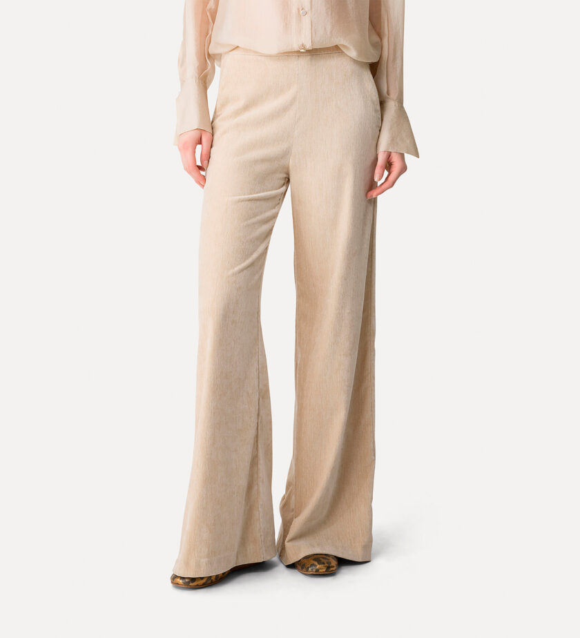 Pantalones de tiro alto en terciopelo doble FORTE-FORTE - Imagen 2
