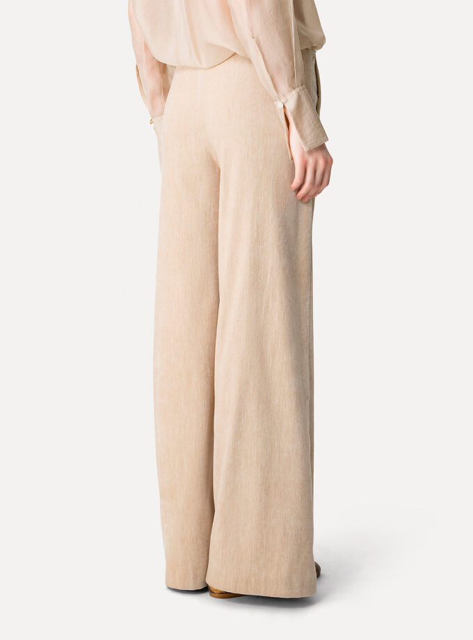 Pantalones de tiro alto en terciopelo doble FORTE-FORTE