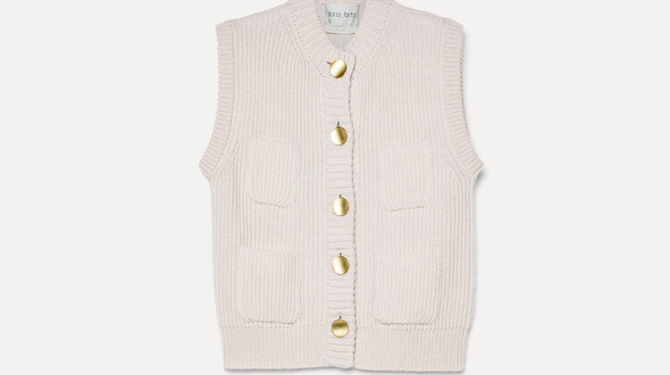 Chaleco de cachemira y lana FORTE-FORTE