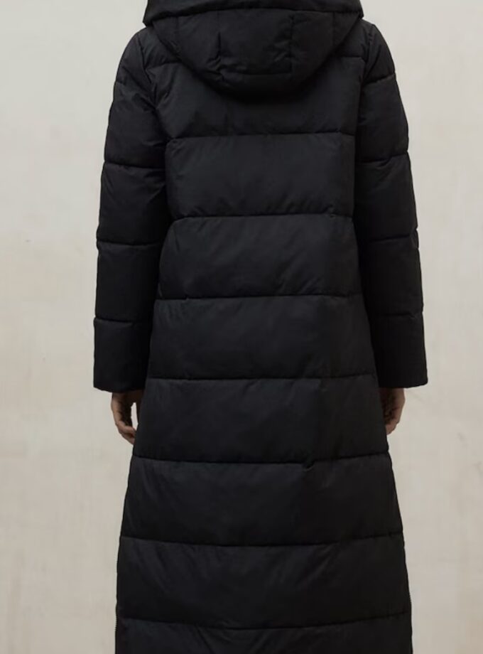 Abrigo de mujer con cierre combinado y abertura lateral de cremallera ECOALF